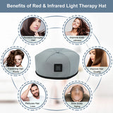 GleamCrown Red Light Therapy Cap — Hair Growth & Scalp Relief